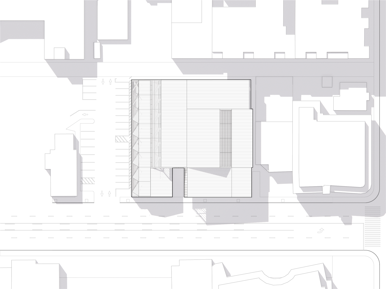 Site and roof plan